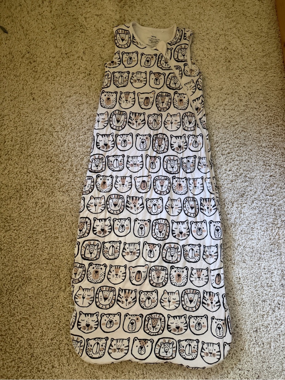 Little Sleepies sleep sack tigers bear lions